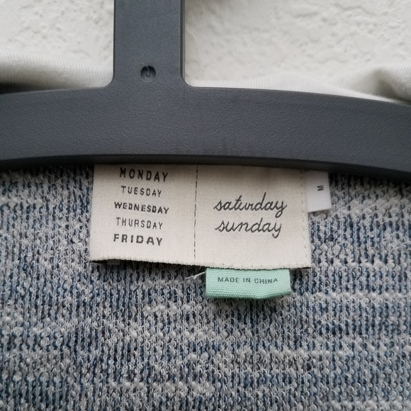 Anthro | Saturday Sunday Tweed Side Zip Jacket - Picture 4 of 5